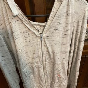 Grey reflex light weight zip 2x